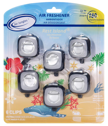 Air Jungles Green Tea Scent Car Air Freshener Clip